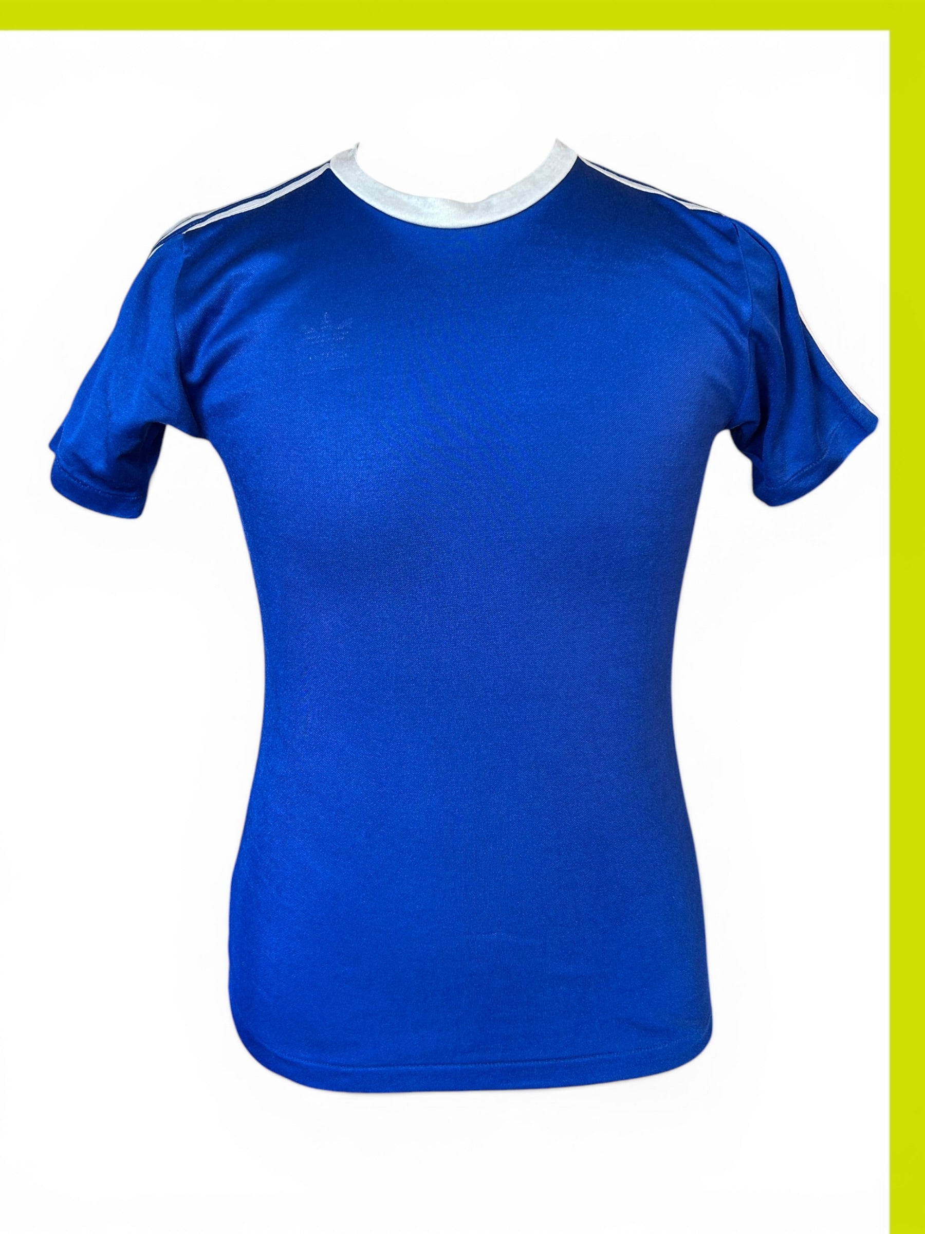 Maillot De Foot Vintage Erima, Blanc, Années 80, Taille L (homme)