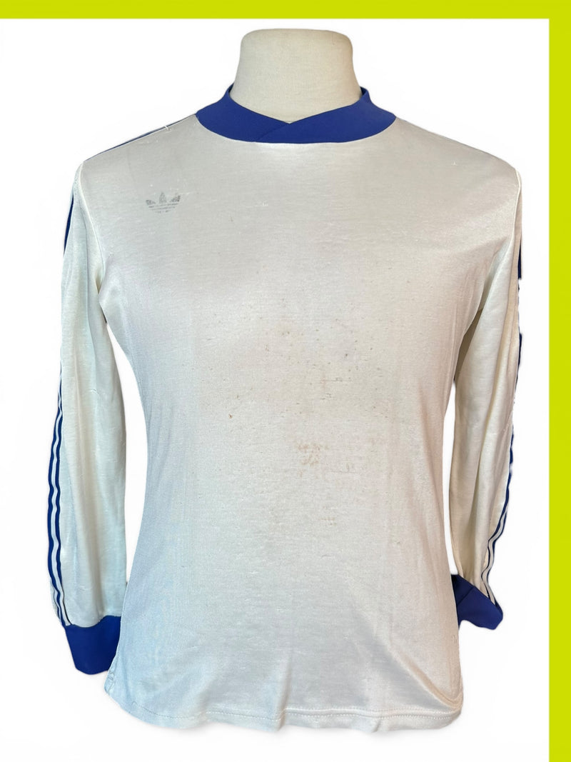 Chargez l'image dans la visionneuse de la galerie, Template Adidas Ventex Blanc à bandes bleues