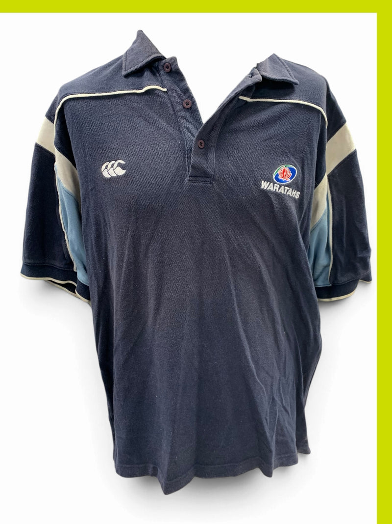 Chargez l'image dans la visionneuse de la galerie, Waratahs 1990s Polo (M)