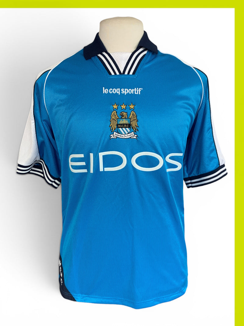 Chargez l'image dans la visionneuse de la galerie, Manchester City 2000-2001 HOME 31 CHARVET (L)