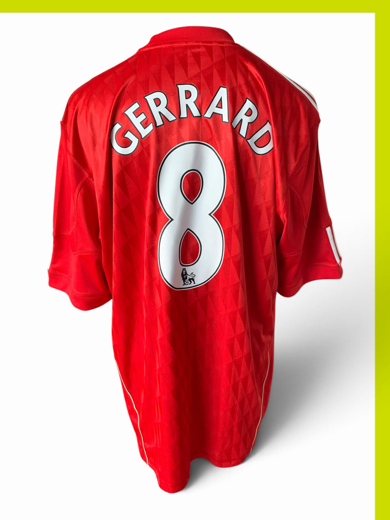 Chargez l'image dans la visionneuse de la galerie, Liverpool 2010-2011 HOME 8 GERRARD (XL)