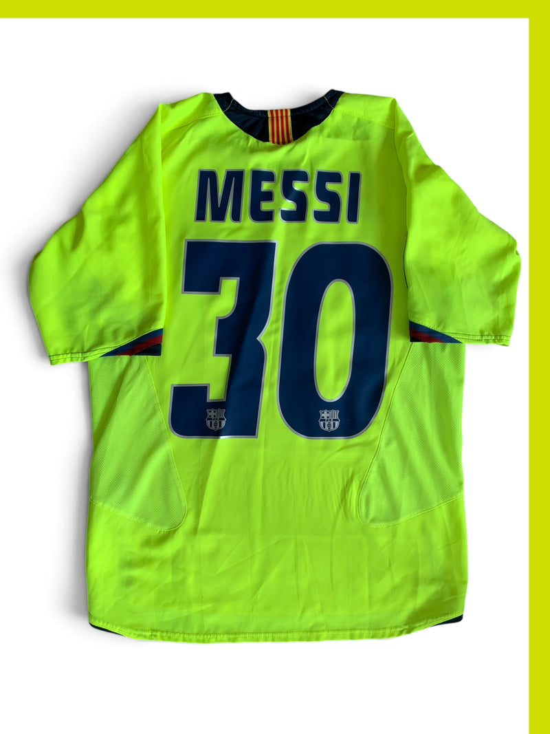 Chargez l'image dans la visionneuse de la galerie, Barcelone 2005-2006 AWAY 30 MESSI (16)