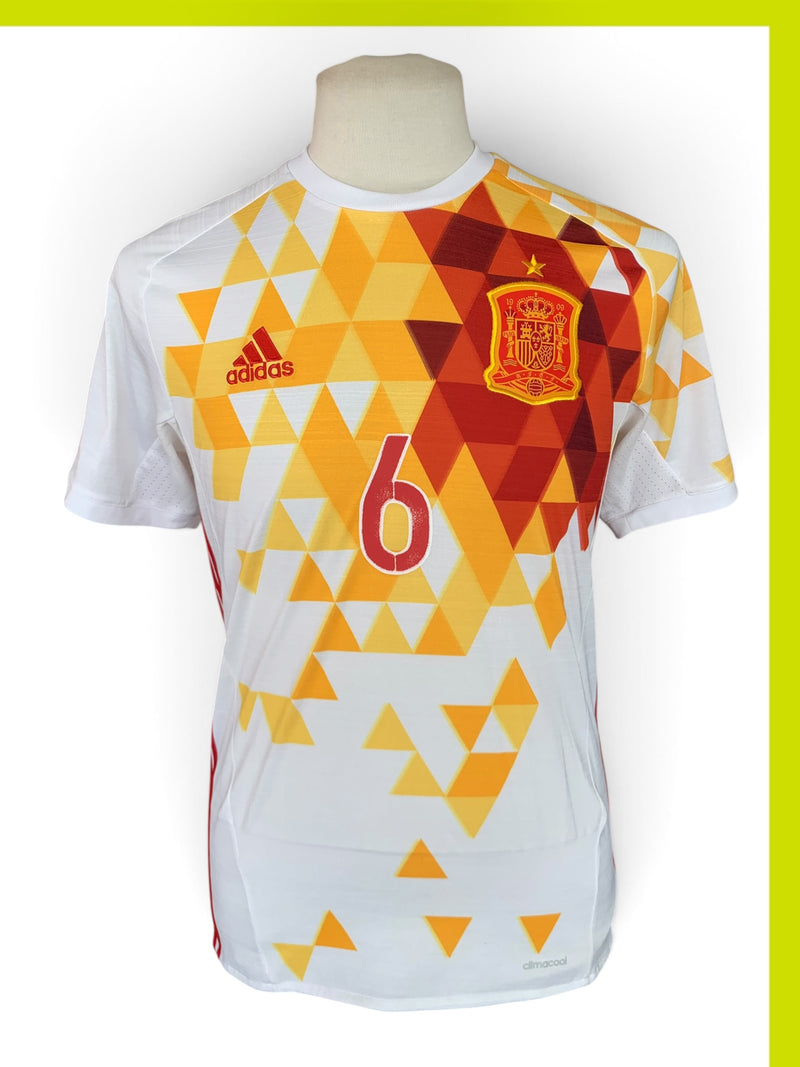 Chargez l'image dans la visionneuse de la galerie, Espagne 2016 AWAY 6 A.INIESTA (M)
