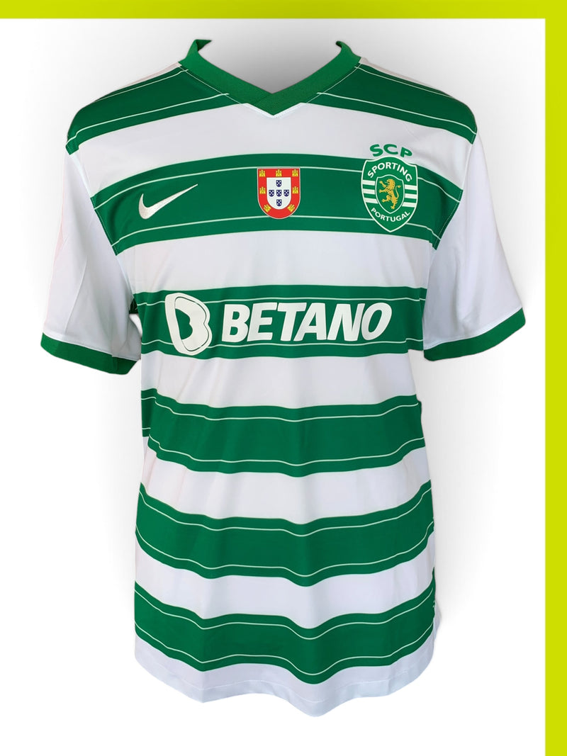 Chargez l'image dans la visionneuse de la galerie, Sporting Portugal 2021-2022 HOME 17 SARABIA (XXL)