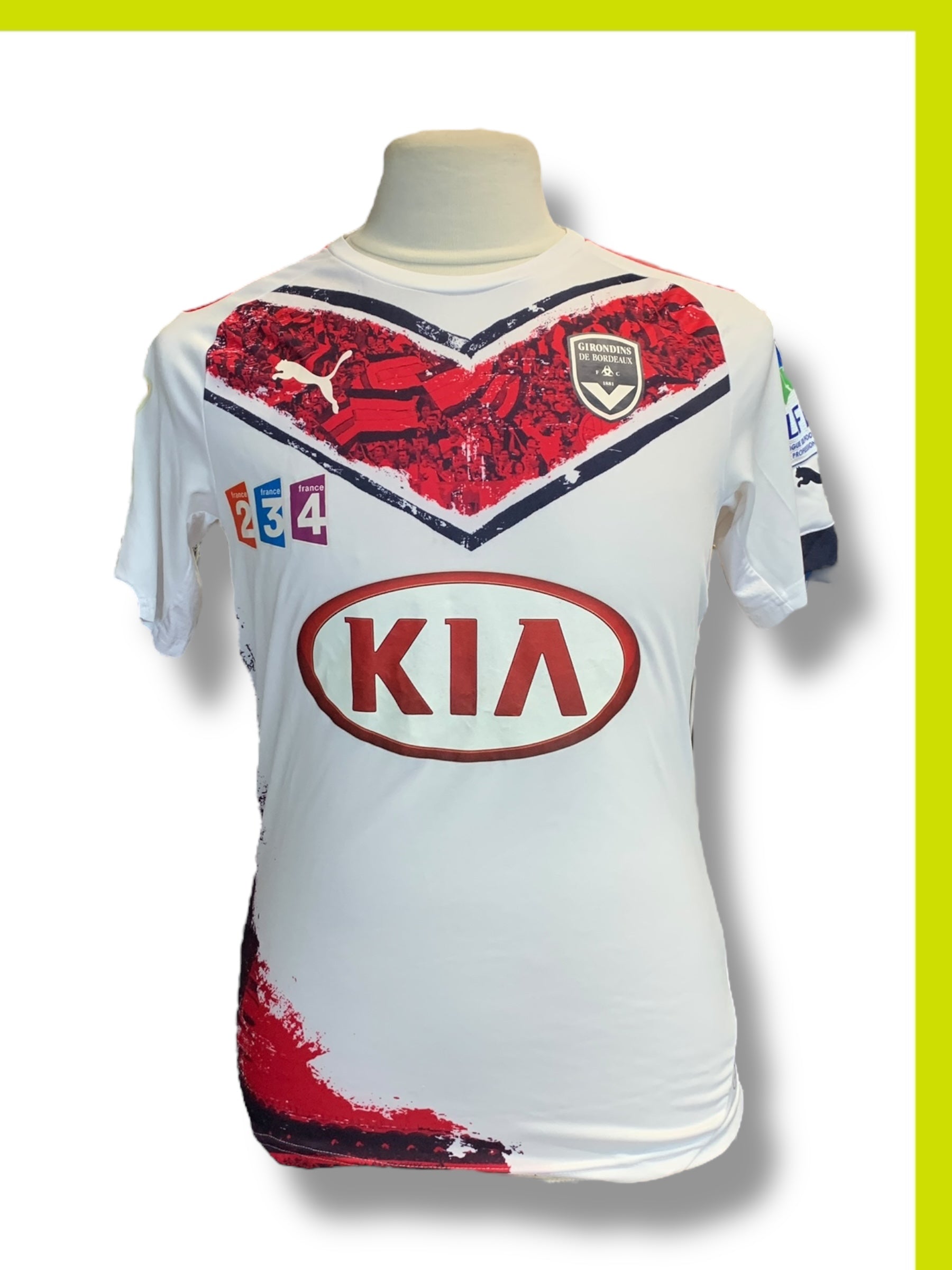 Maillot Football Vintage Bordeaux AWAY 2006-2007 - Matchworn - Diawara N°14