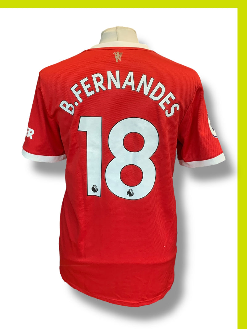 Chargez l'image dans la visionneuse de la galerie, Manchester United 2021-2022 HOME 18 B.FERNANDES