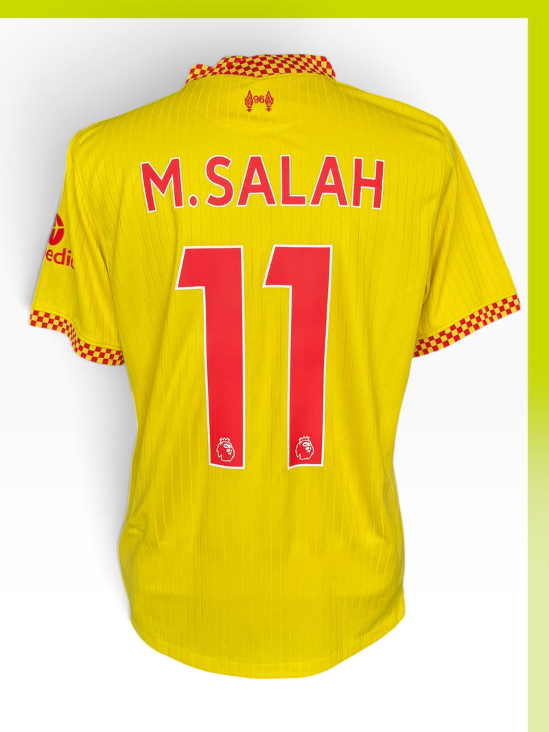 Chargez l'image dans la visionneuse de la galerie, Liverpool 2021-2022 AWAY 11 SALAH (L)