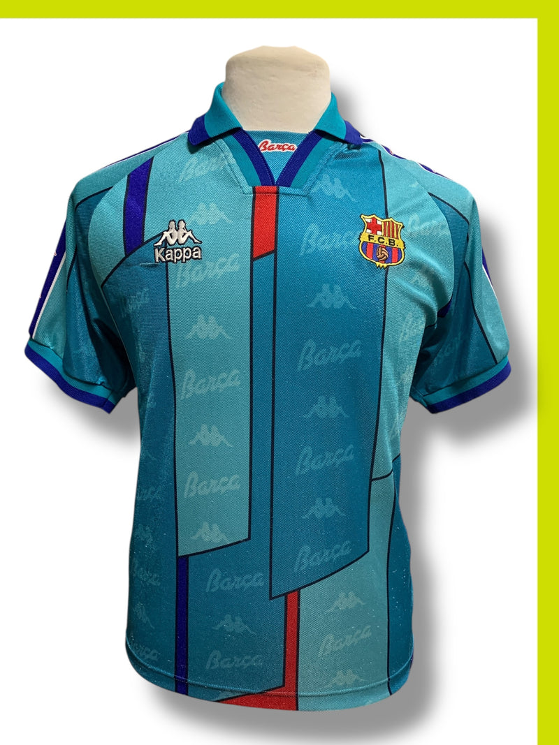 Chargez l'image dans la visionneuse de la galerie, Barcelone 1996-1997 AWAY 9 RONALDO