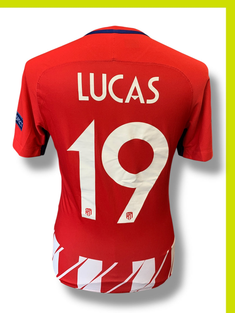 Chargez l'image dans la visionneuse de la galerie, Atletico Madrid 2017-2018 HOME 19 LUCAS