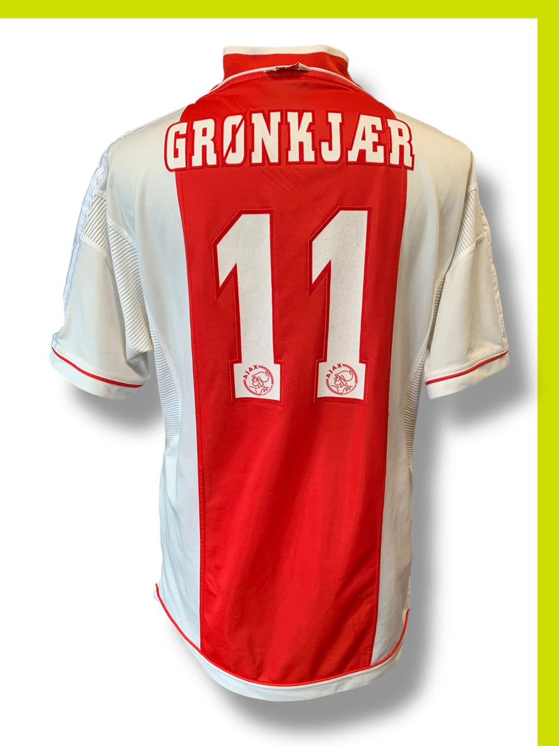 Chargez l'image dans la visionneuse de la galerie, Ajax Amsterdam 1999-2000 HOME 11 GRONKJAER
