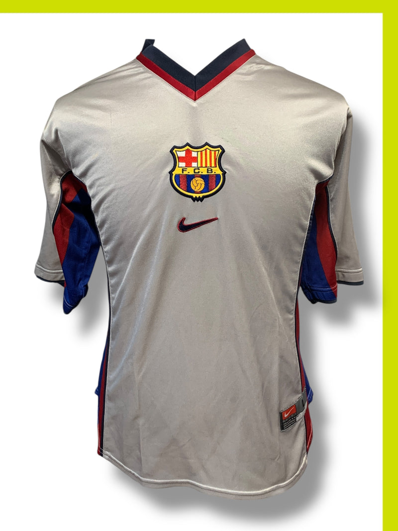 Chargez l'image dans la visionneuse de la galerie, Barcelone 2000-2001 AWAY 10 RIVALDO
