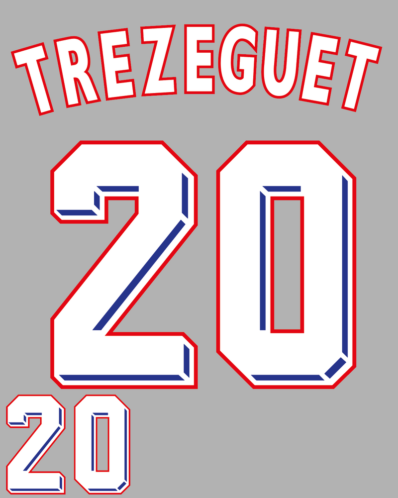 Chargez l'image dans la visionneuse de la galerie, Flocage nameset France HOME 1998