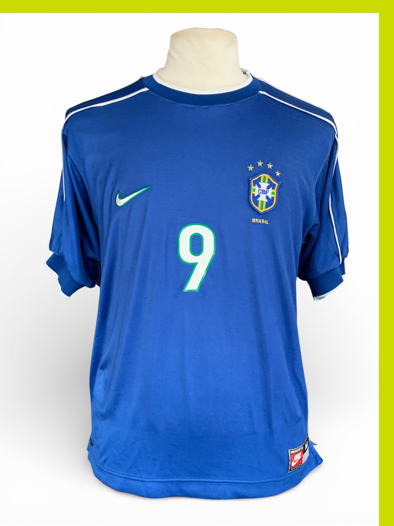 Chargez l'image dans la visionneuse de la galerie, Brésil 1998 AWAY 9 RONALDO