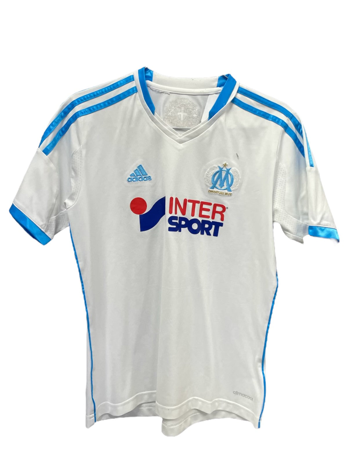 Maillot OM Domicile 2013-2014 Adidas - Taille S - État Moyen