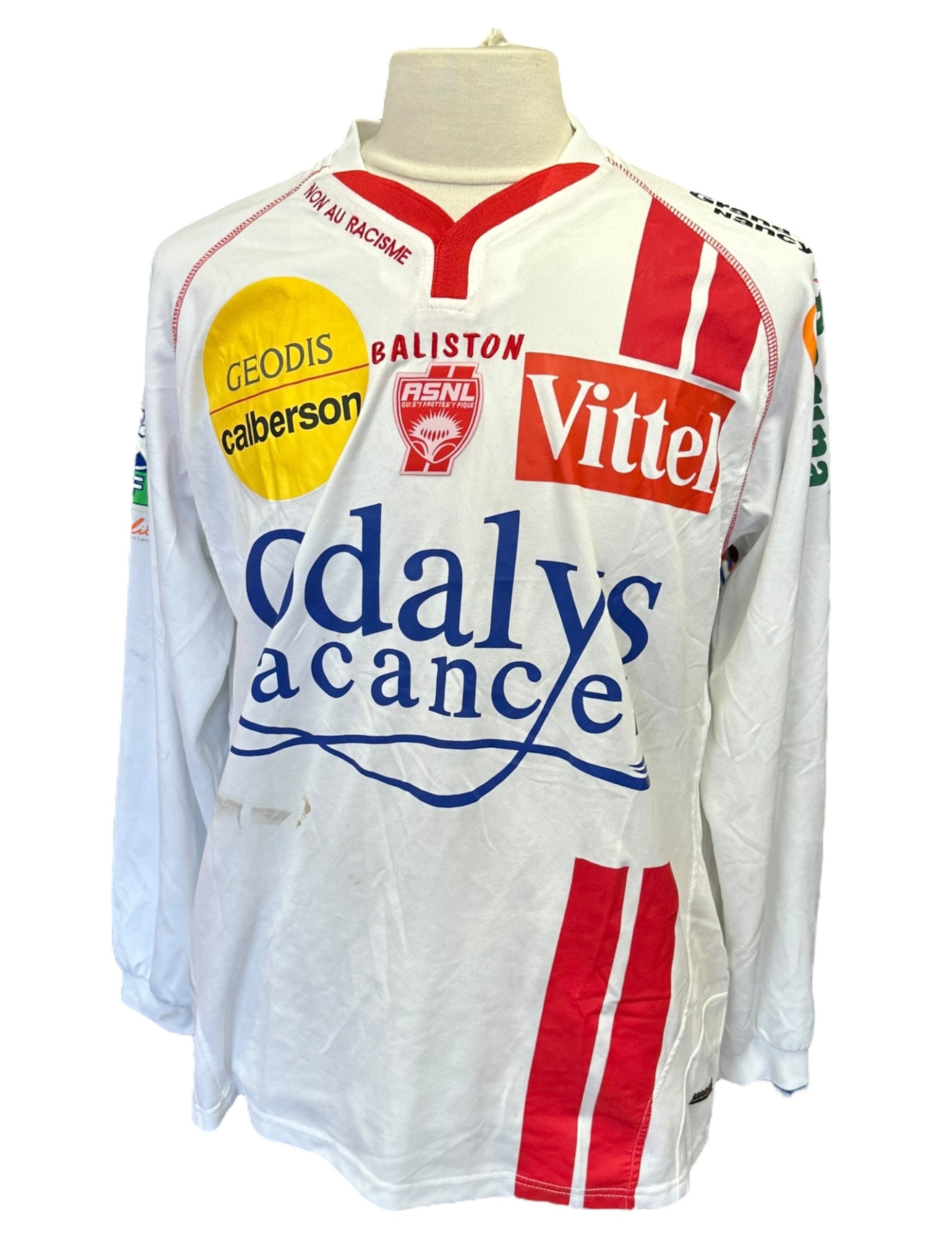Maillot de foot retro AS Nancy-Lorraine 2006-2007 Maillot de foot retro AS Nancy-Lorraine 2006-2007