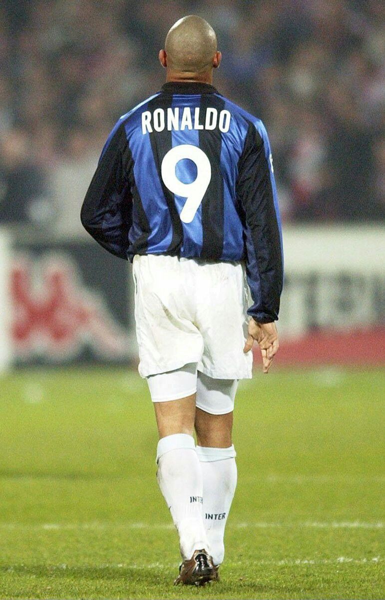 Chargez l'image dans la visionneuse de la galerie, Flocage Nameset Inter Milan 2000-2001 HOME 9 RONALDO