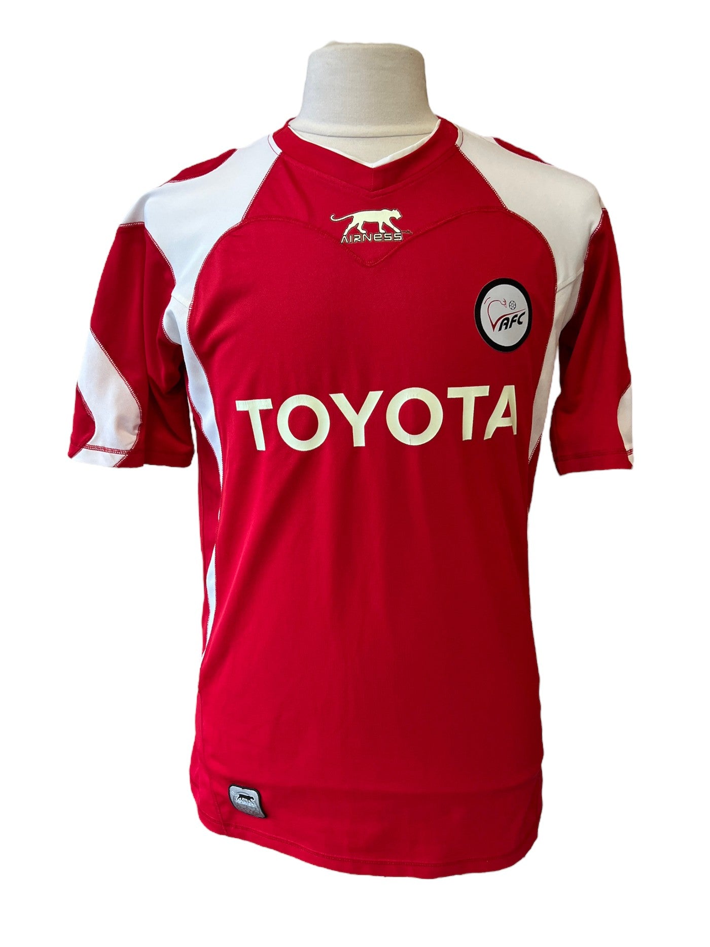 Maillot football vintage porté matchworn Nancy 2007-2008 HOME 5 ANDRE
