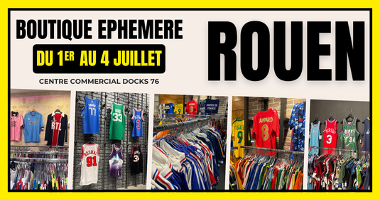 Boutique éphémère maillots vintage à Rouen | Football Shirt Vintage