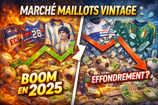 Marché des maillots de football vintage : pourquoi ça a explosé en 2025… et pourquoi ça peut se casser la gueule