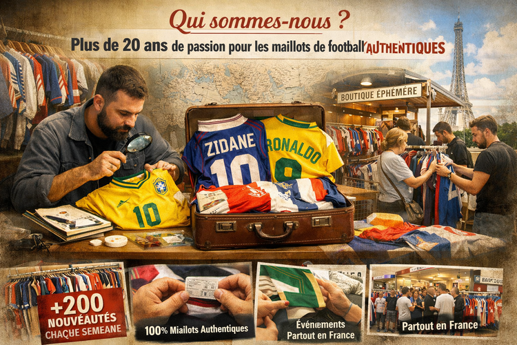 Football Shirt Vintage : experts du maillot de football authentique depuis plus de 20 ans