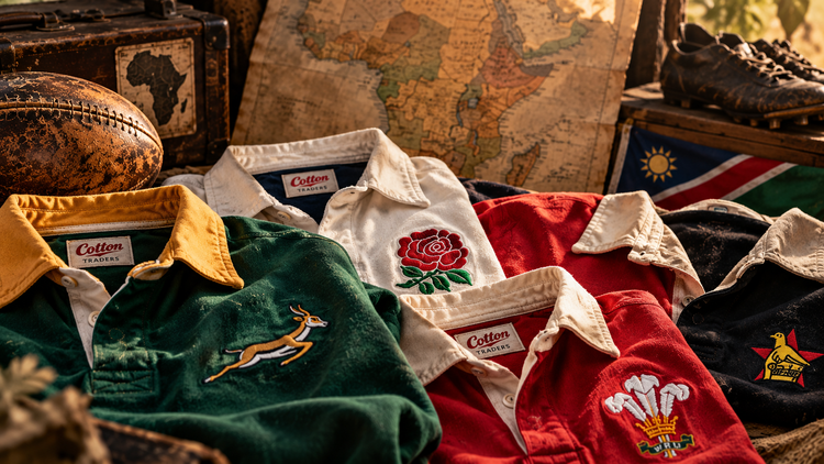 Vintage African Rugby Shirts: Cotton Traders, Maxmore, Canterbury & Forgotten Teams