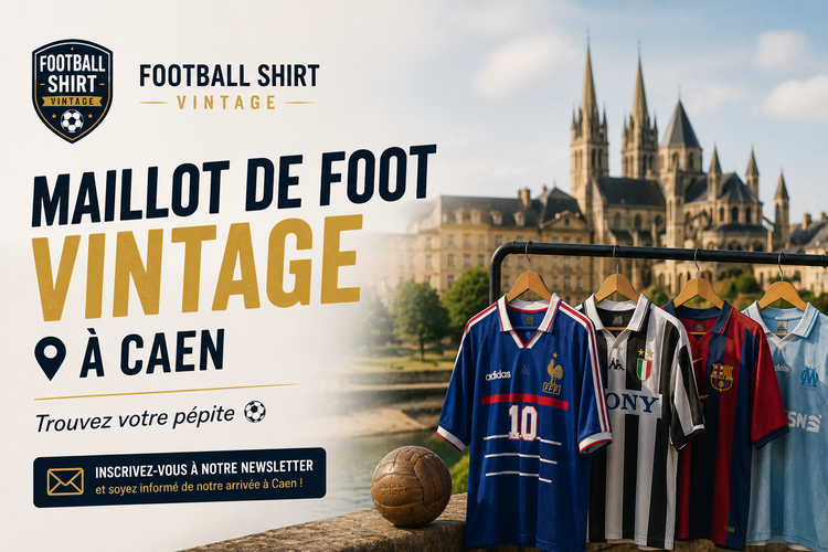 Boutique Maillot de foot vintage à Caen | Football Shirt Vintage