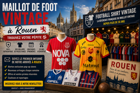 Boutique maillot de foot vintage à Rouen | Football Shirt Vintage