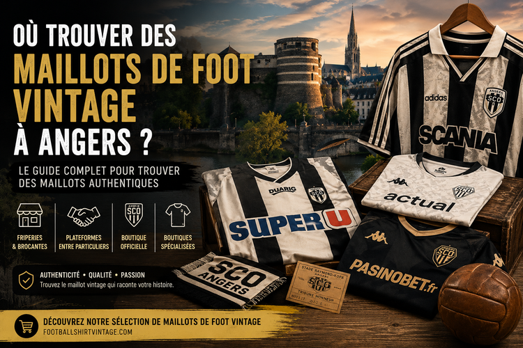 Où trouver des maillots de foot vintage à Angers ?