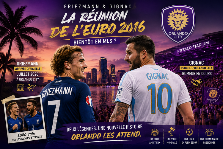 Gignac à Orlando City pour retrouver Griezmann
