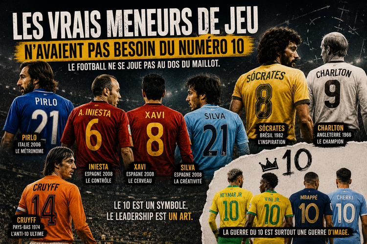 Les vrais meneurs de jeu n’avaient pas besoin du numéro 10 en sélection