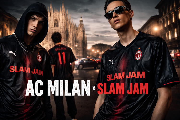 AC Milan x Slam Jam : quand Milan habille Milan (et réinvente le maillot)