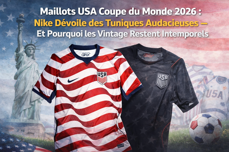 Maillots USA Coupe du Monde 2026 : Nike Dévoile des Tuniques Audacieuses — Et Pourquoi les Vintage Restent Intemporels