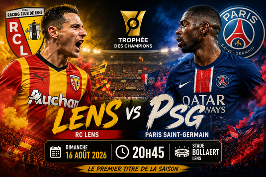 Lens–PSG aujourd’hui : heure, chaîne, compos et enjeux
