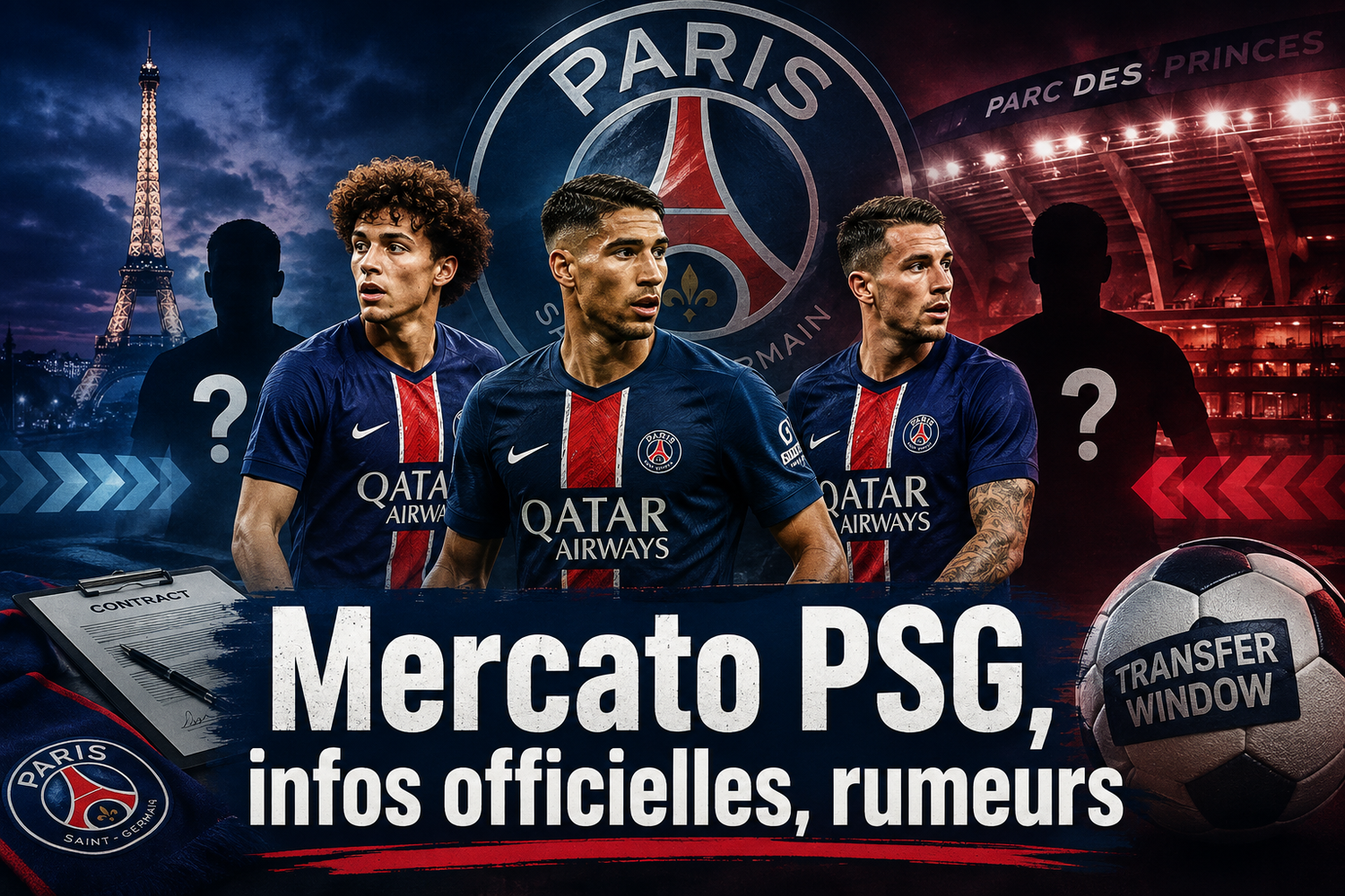 Mercato PSG 2026 : transferts, échecs et rumeurs – Football Shirt Vintage