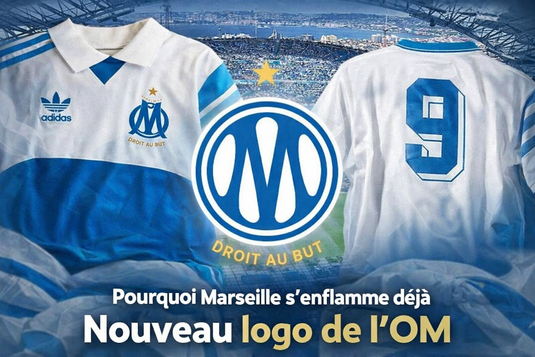 Nouveau logo de l’OM : ce qui change, ce qui reste… et pourquoi Marseille s’enflamme déjà