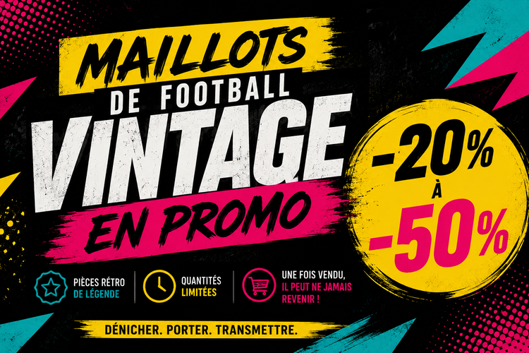 Maillots de Football Vintage en Promo