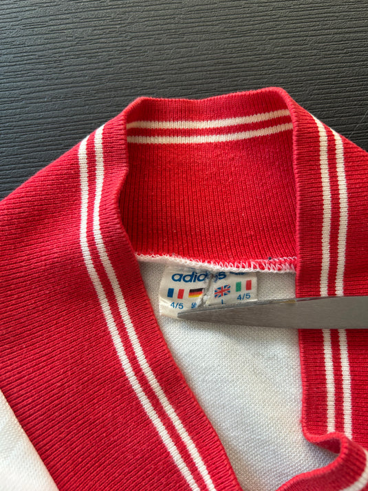 Template Adidas Blanc à rayures rouges