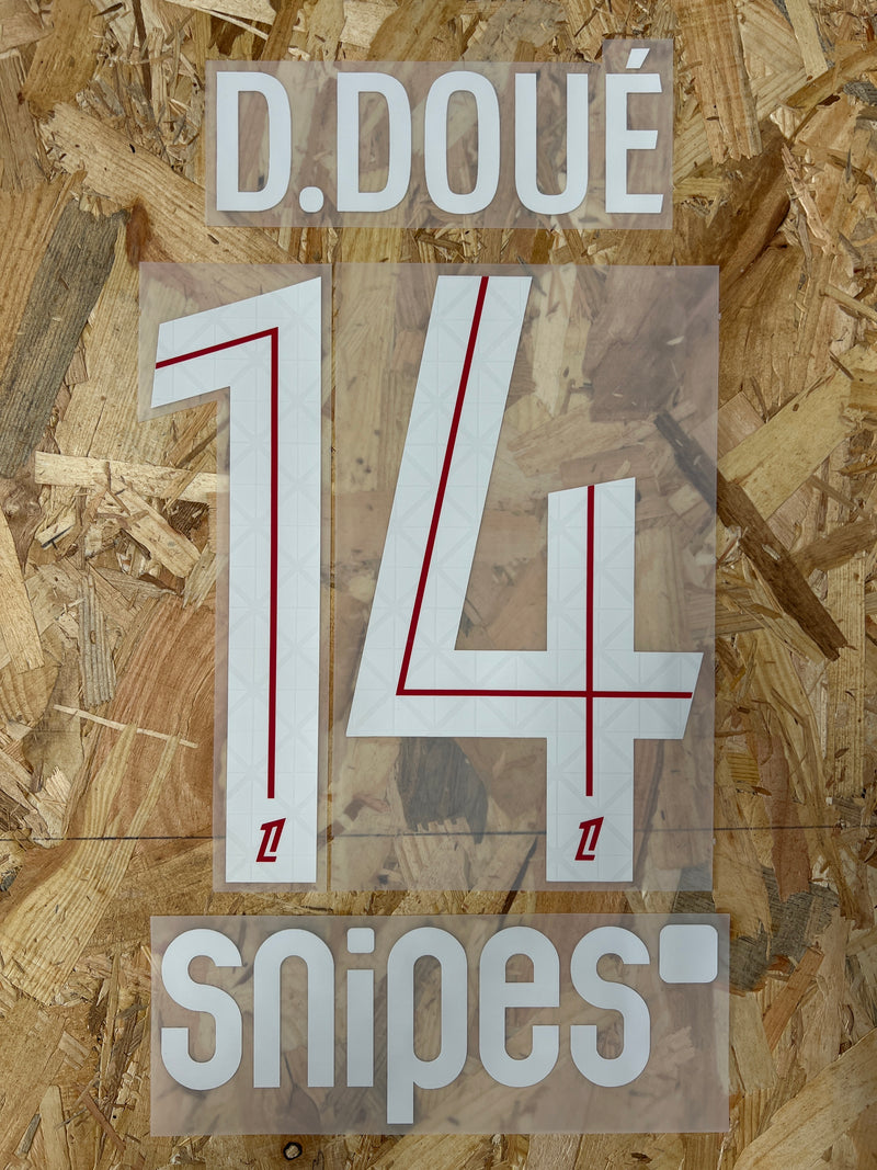 Chargez l&#39;image dans la visionneuse de la galerie, Flocage Nameset Paris 2025-2026 HOME 14 D.DOUE
