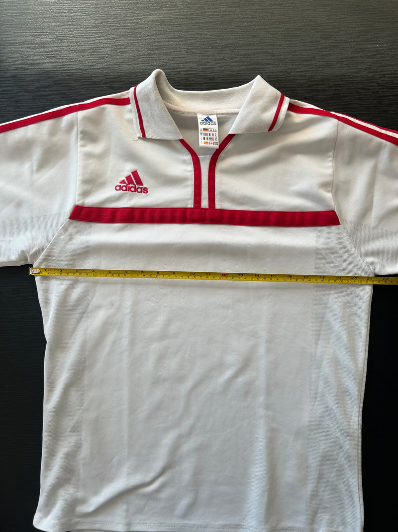 Chargez l'image dans la visionneuse de la galerie, Template Adidas Blanc à bandes rouges
