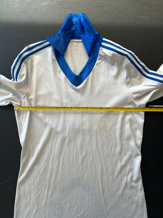 Template Adidas Ventex Blanc à bandes bleues 2