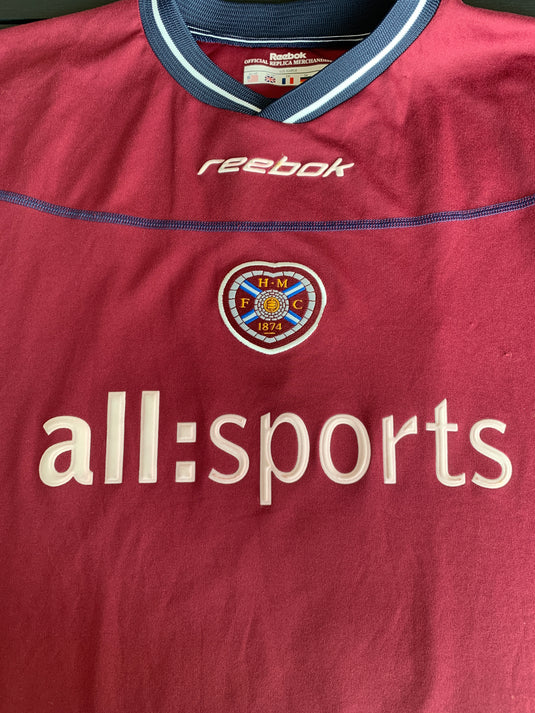 Heart of Midlothian 2002-2003 HOME 11 VALOIS