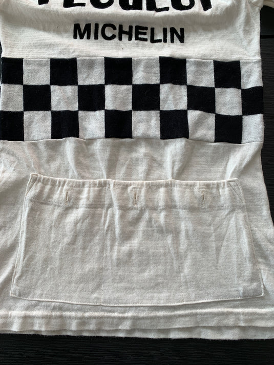 Cyclisme Peugeot Michelin 1980s Blanc