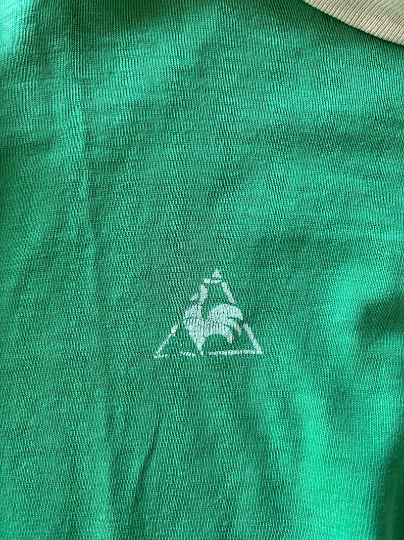 Maillot Foot Vintage Le Coq Sportif – Vert, Taille XL, Samda Assurance #4