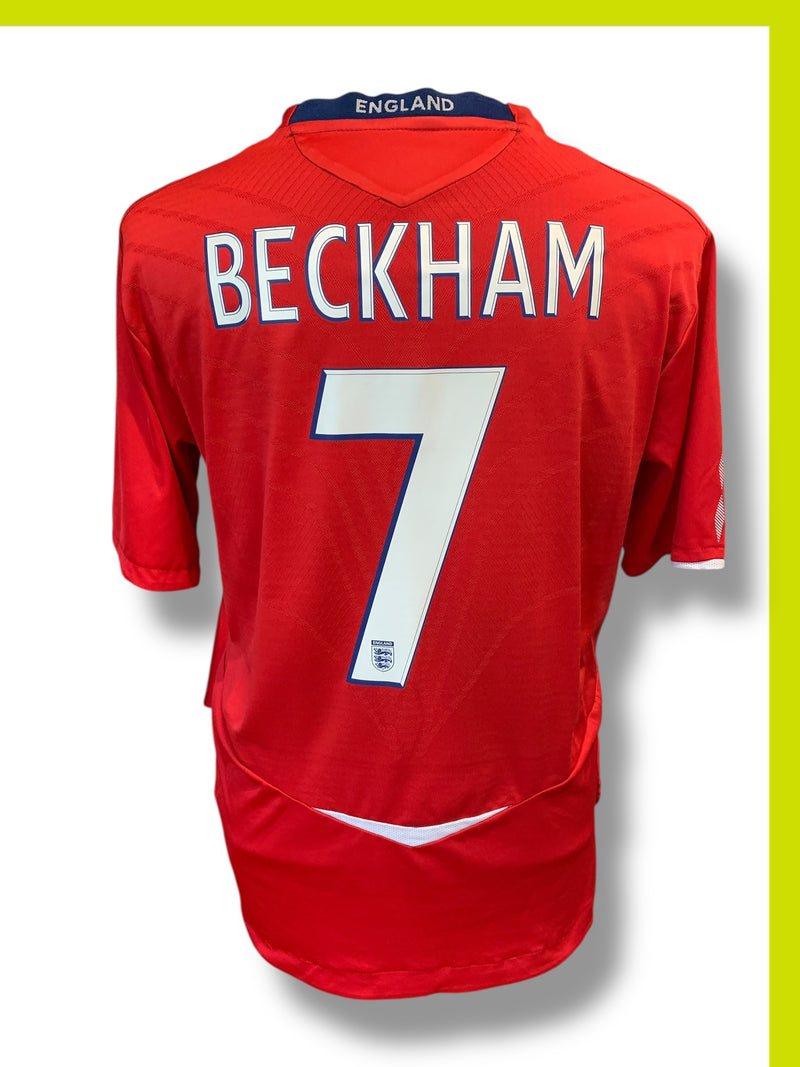 Chargez l&#39;image dans la visionneuse de la galerie, Angleterre 2008 AWAY 7 BECKHAM
