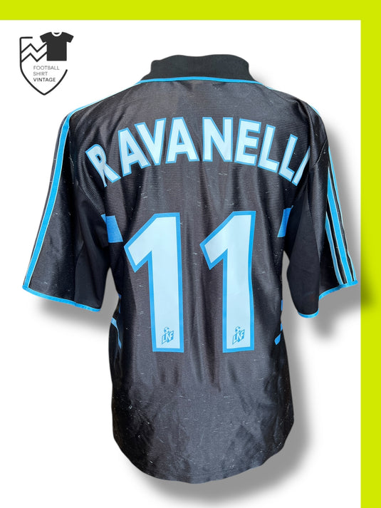 Maillot football vintage third Olympique de Marseille #7 Pires saison 1999-2000 Maillot football vintage third Olympique de Marseille #7 Pires saison 1999-2000