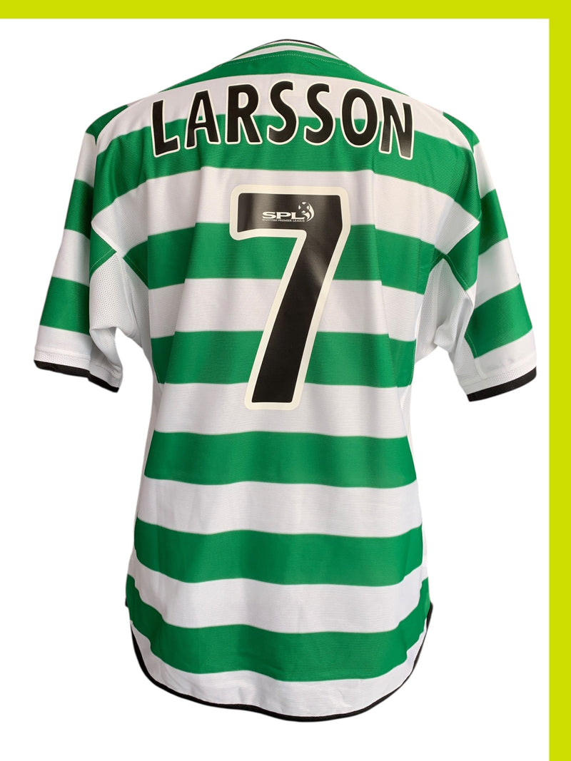 Chargez l'image dans la visionneuse de la galerie, Celtic Glasgow 2002-2003 HOME 7 LARSSON
