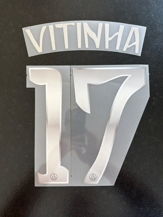 Flocage nameset PSG Night Edition UCL 2025-2026