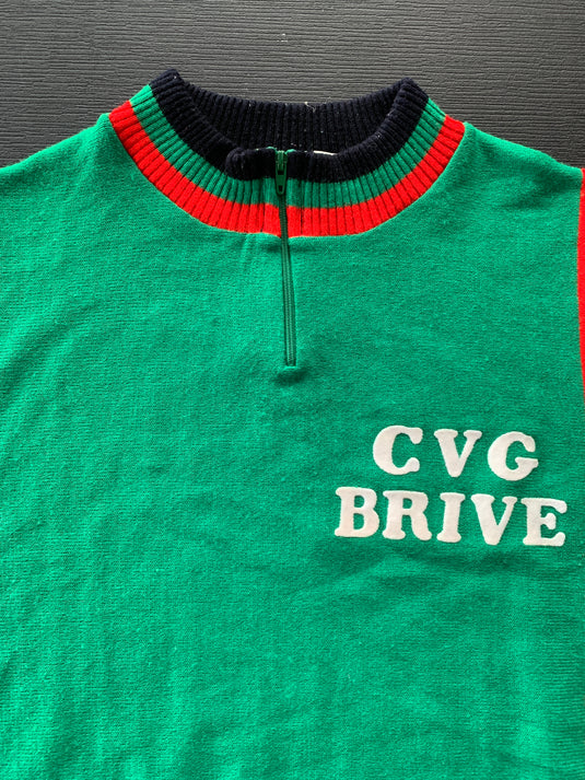 Cyclisme CVG Brive 1980s Vert