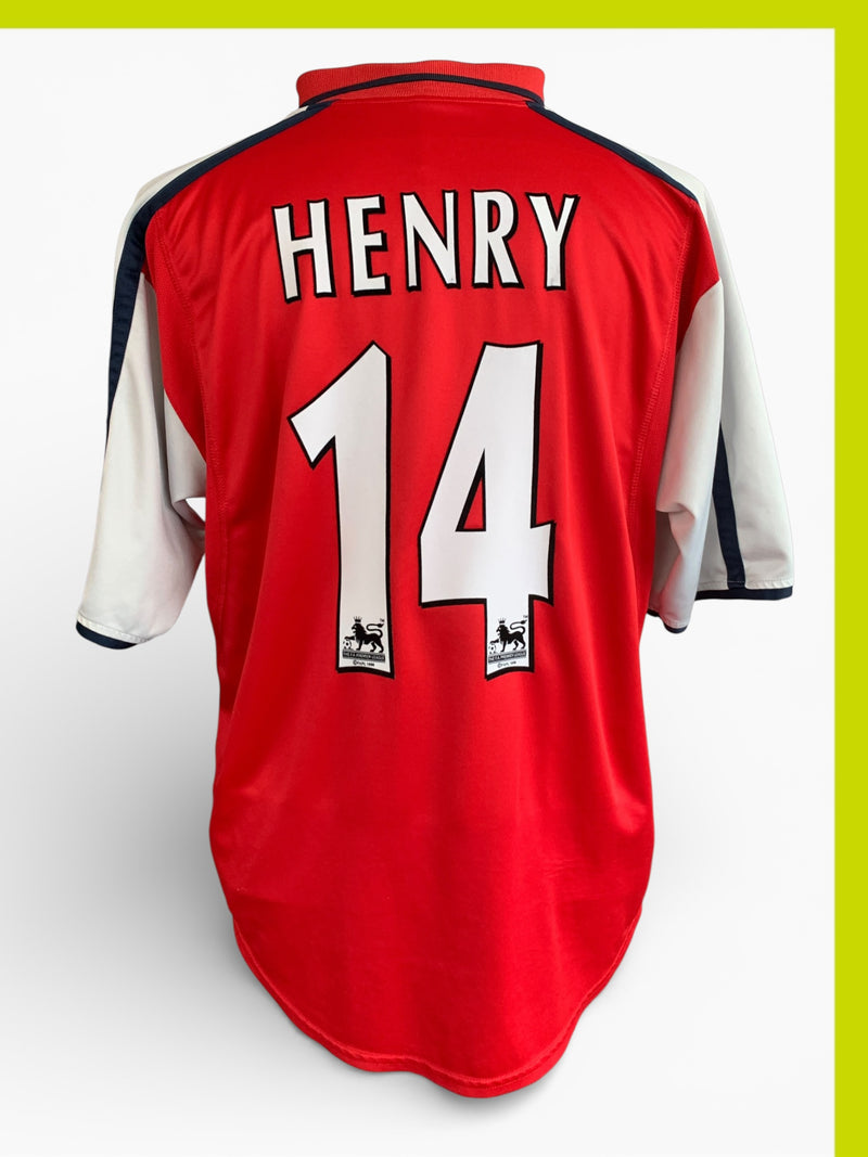 Chargez l'image dans la visionneuse de la galerie, Arsenal 2000-2001 HOME 14 HENRY
