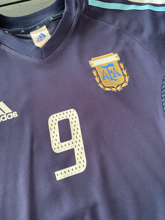 Argentine 2002 AWAY 9 BATISTUTA